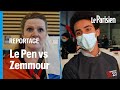 Raciste risible  quand les militants de le pen parlent de zemmour et inversement