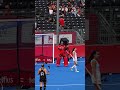 Grace O'Hanlon with a big save to deny Spain.