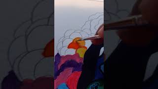 finishing  a master peice😊😁#artwork 😉