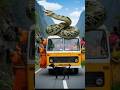 Giant Snake Hiding on Bus Roof – Brave Dog Saves Lives and Becomes a Hero😭 #shorts #dog #snake