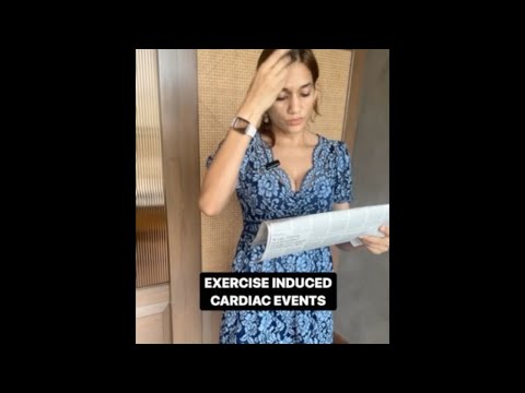 Exercise induced cardiac events | Namita Piparaiya Skits |#stayactive