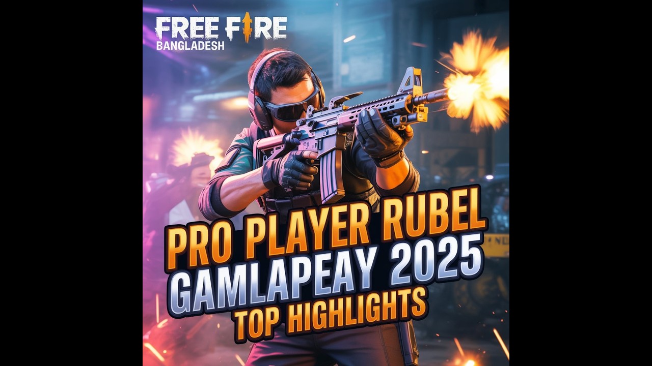 Free Fire Gaming Bangladesh | Профессиональный игрок Рубель: геймплей 2025 | Главные моменты