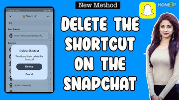 How to delete shortcut on snapchat 2024 | Skill Wave