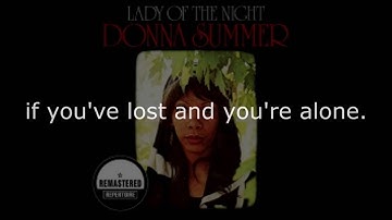 Donna Summer - Sing Along (Sad Song) LYRICS Remastered "Lady of the Night" 1974