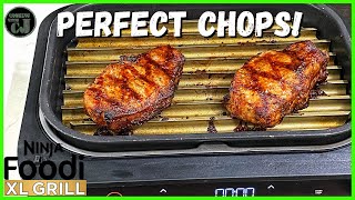 PERFECT PORK CHOPS NINJA FOODI XL GRILL! | Ninja Foodi Smart XL Grill Recipes!