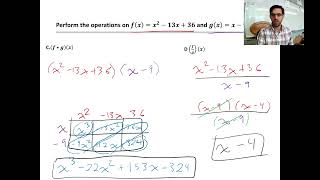 Precalculus 12 Lesson 1.8 Operations with Functions