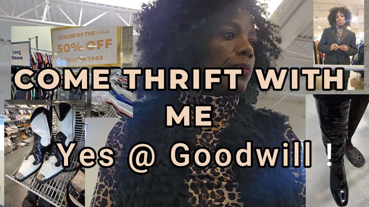 Пойдем со мной по магазинам секонд-хенда - Да, в Goodwill!