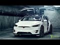 T Largo #4: Satin Pearl White Tesla Model X P100D Wide Body Package