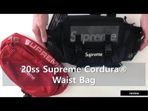 20SS 슈프림 NY 웨이스트백 - 20SS supreme Waist Bag Cordura®
