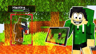 Using Cameras To Cheat in Minecraft Hide And Seek! (Tagalog)