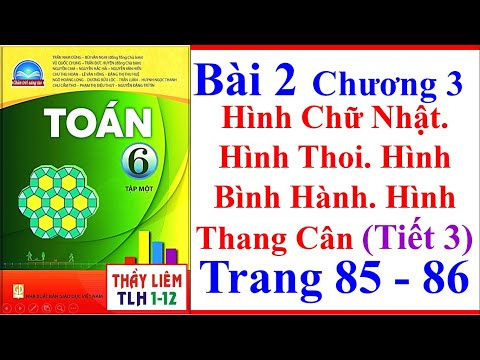 Video Toán Lớp 6 Bài 2 Tiết 3 Chương 3 | Hình Chữ Nhật Hình... - YouTube