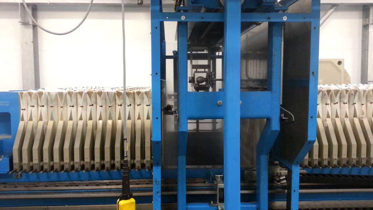 Latham Filter Press Filter Cloth Washing Machine 2 YouTube