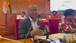 Play video: Onews Guyane . Gabriel SERVILLE Président de la Collectivité de Guyane s adresse à la presse