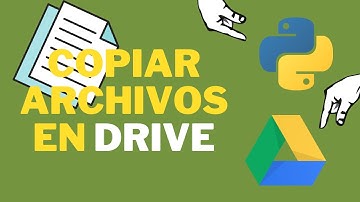 Copiar archivos en Drive con Python - (API Drive) - Creación Asistente virtual #7
