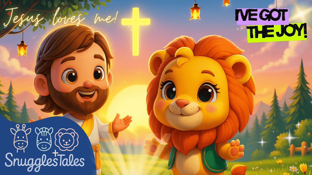 Jesus Loves Me ❤️ Joy in My Heart | Christian Kids Song with Laz the Lion | SnugglesTales Jesus Loves Me ❤️ Joy in My Heart | Christian Kids Song with Laz the Lion | SnugglesTales