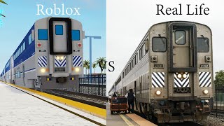 Amtrak Pacific Surfliner Roblox vs Real Life  Part 3