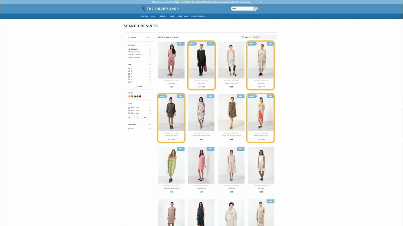 Findify's Search Merchandising Rules Explained