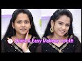 Easy and Quick 5mins make up look in Tamil with latest make up hack!!