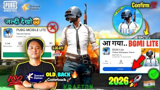 🥶PUBG Lite Old Back🤯 Tencent Back!☠️ Update? 2026 | PUBG/BGMI Lite Comeback!😍 Update 2026 🔥 🥶PUBG Lite Old Back🤯 Tencent Back!☠️ Update? 2026 | PUBG/BGMI Lite Comeback!😍 Update 2026 🔥