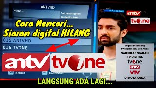 Frekuensi terbaru Antv dan TvOne di Siaran tv digital di seluruh indonesia