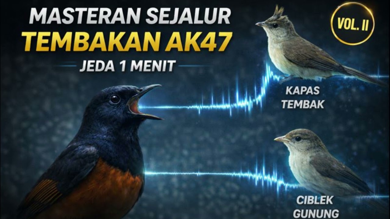 Masteran Sejalur Murai Batu | Kapas Tembak + Ciblek Gunung (cigun) |