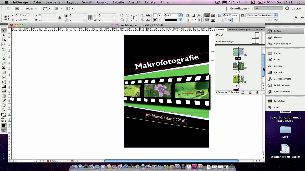 Erstellen Einer Swf Broschure In Indesign Cs5 Youtube