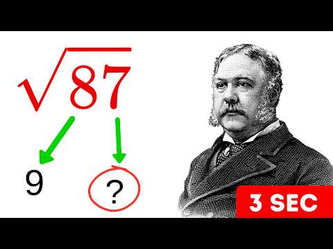 Solve any Square Root faster than a calculator ( don't teach anyone )