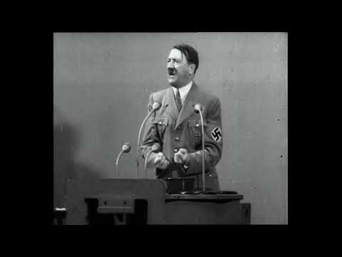 Adolf Hitler's Powerful Speech At Essen In 1935