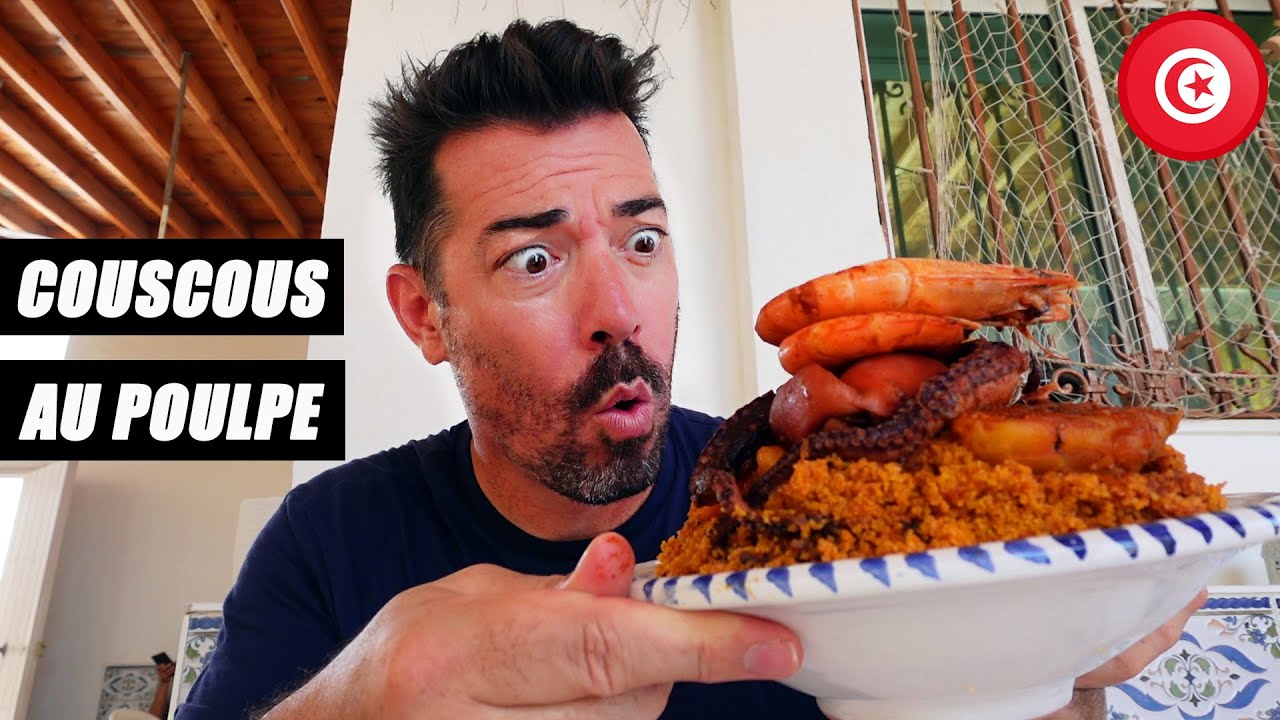 MON PREMIER COUSCOUS AU POULPE ! 🇹🇳 (TUNISIE)#7