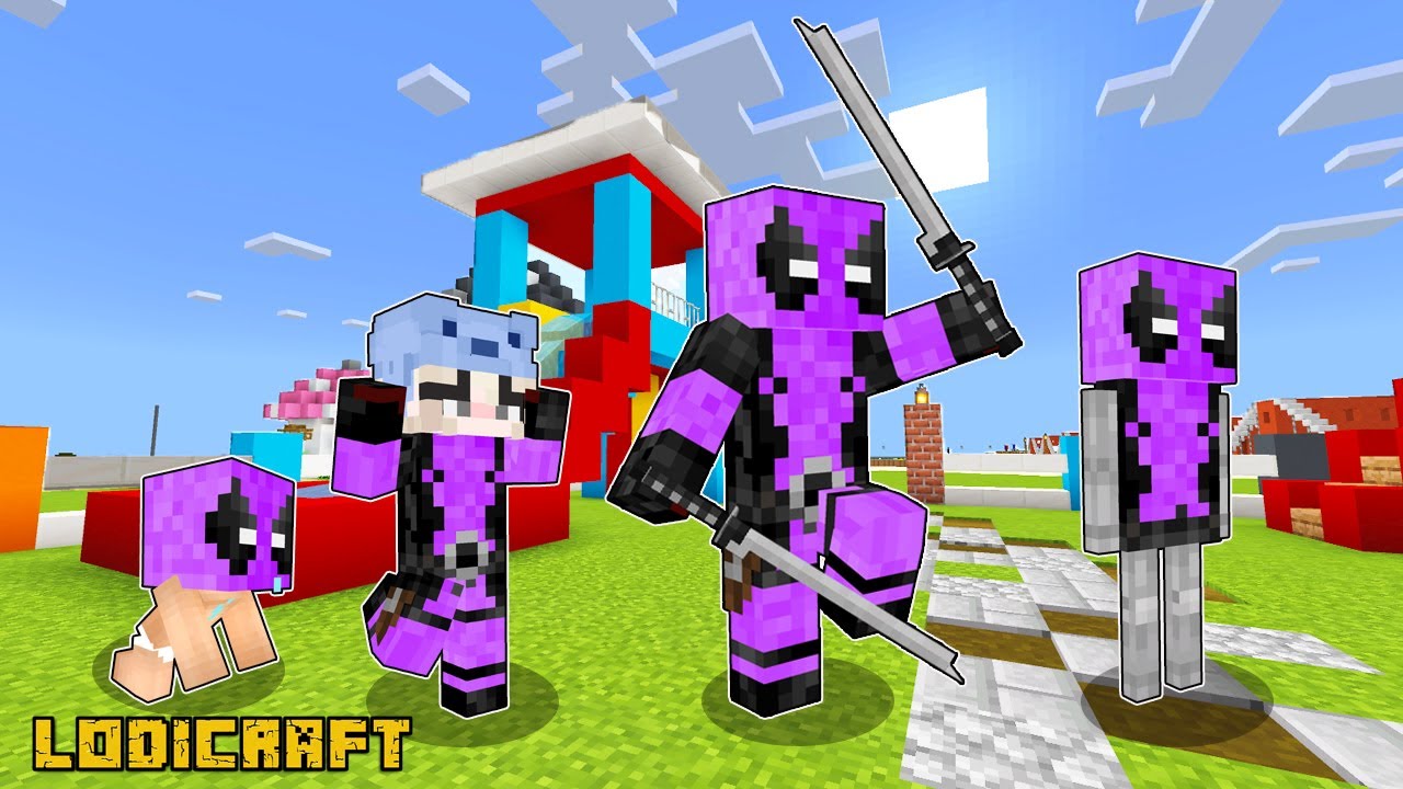 ❤️BIRTH to GIRL DEADPOOL in Minecraft