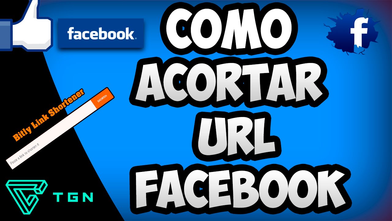 Cómo acortar una direccion enlace de Facebook - on.fb.me - YouTube