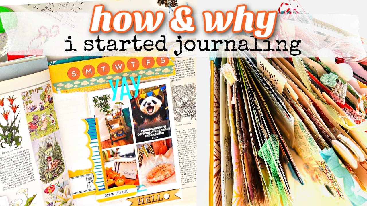 HOW & WHY I Started Journaling | Junk Journal With Me