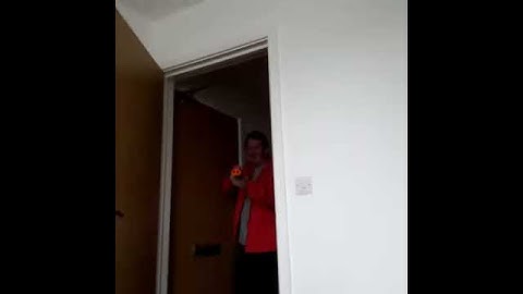 My Dad shot with a nerf gun