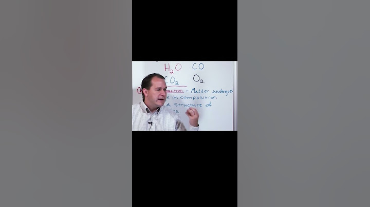 What is a Chemical Reaction? - Introduction to Chemistry