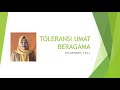 Materi MPLS (TOLERANSI BERAGAMA, Oleh: Eti Suhnarti, S.Pd.I)
