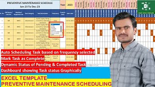 Excel Template Preventive Maintenance (PM) Scheduling screenshot 4