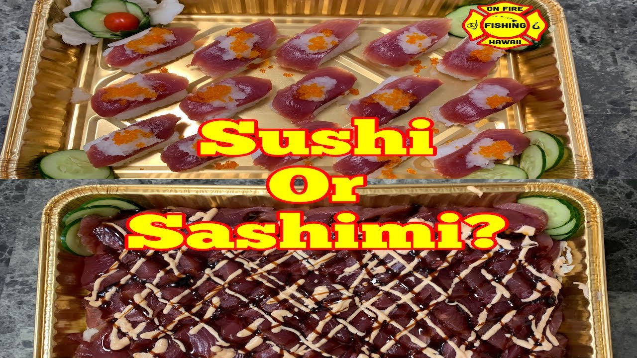 AKU TUNA CATCH AND COOK, AKU SASHIMI AND SUSHI, Hawaii Fishing, Fishing ...