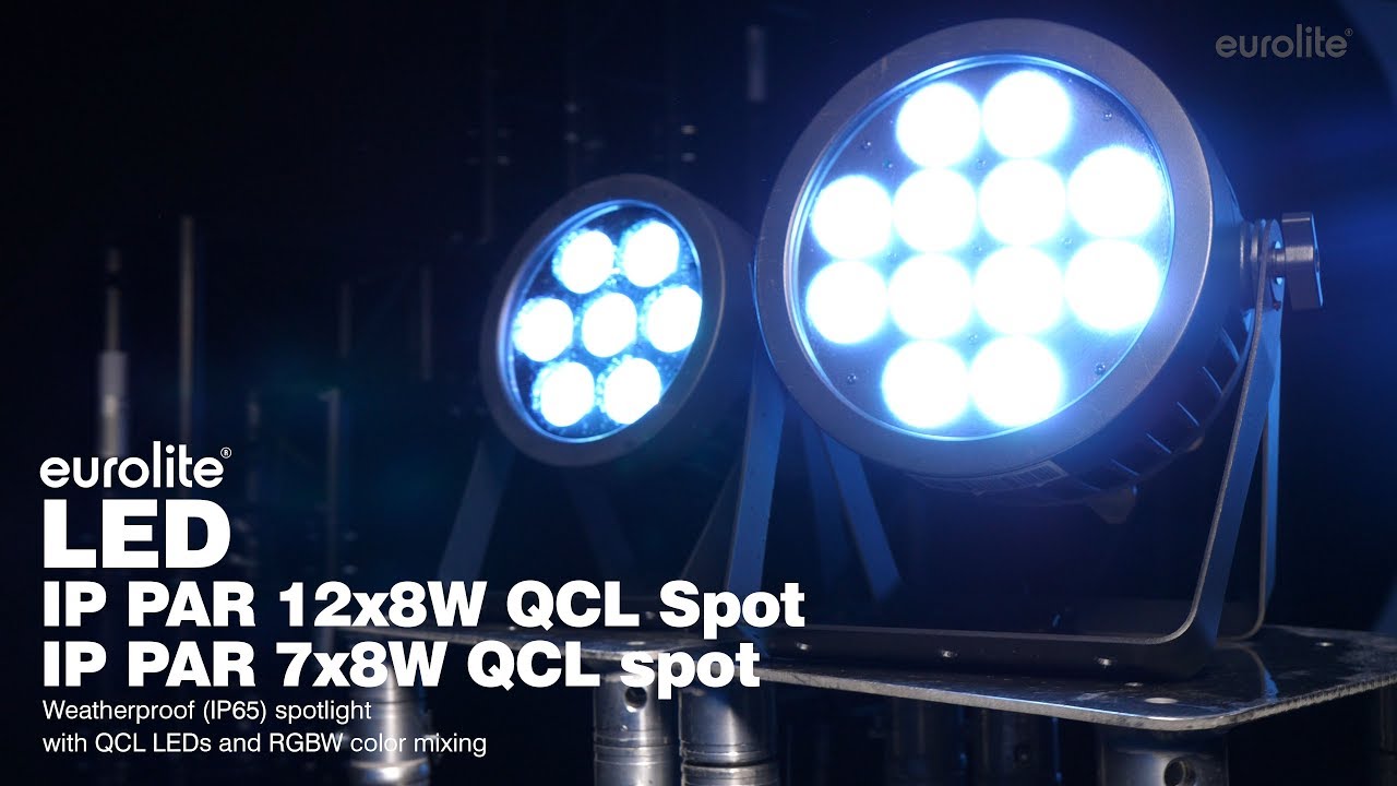 LED IP PAR 7x8W QCL spot - eurolite