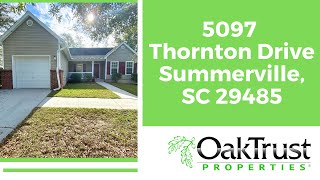 5097 Thornton Drive Summerville, SC 29485