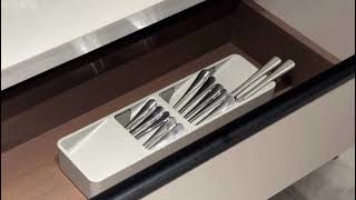 Stop Kitchen Drawer Mess! Premium Cutlery Organizer Review & Storage Solution