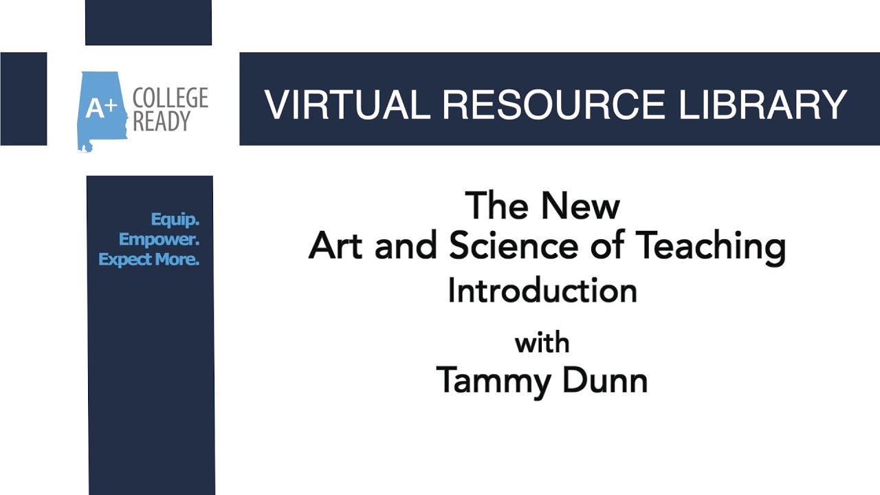 The New Art and Science of Teaching Introduction