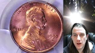 Coin Store on Ebay 1990 D Lincoln Memorial Cent PCGS MS 67 RD 38789352
