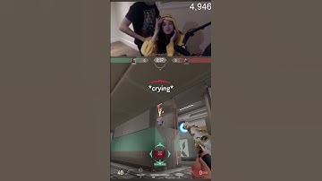 Kyedae CRIES on TenZ Stream