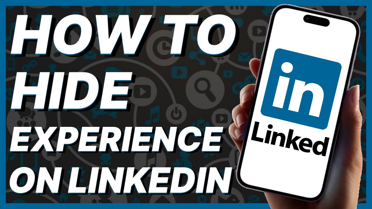 How To Hide Experience On Linkedin - YouTube