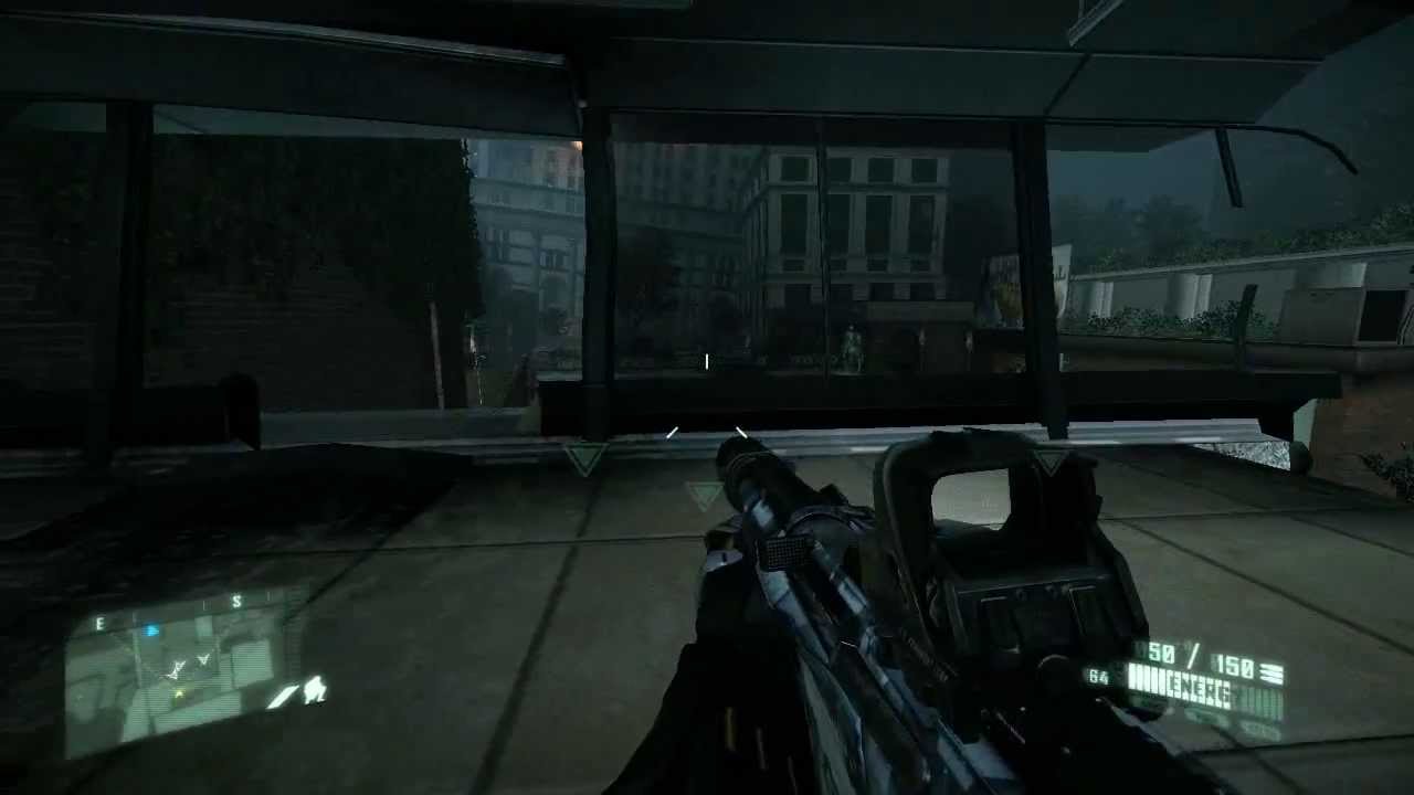 Crysis 2 Gameplay on Radeon HD 7650M (better quality)