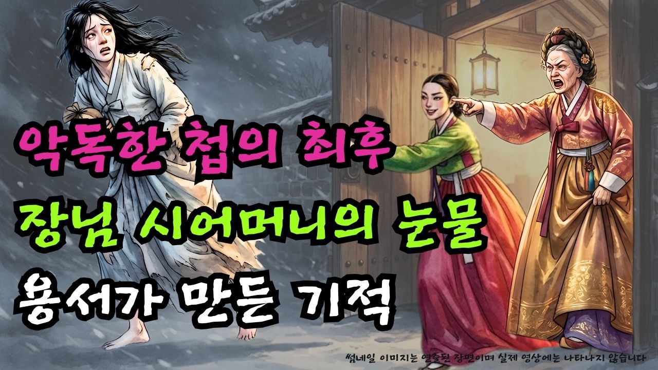 장님이 되어 첩에게 구박받던 악독한 시어머니가 낯선 길손이 끓여준 국을 먹고 오열한 충격적인 진짜 이유 | 전설의 고향 기묘한 이야기