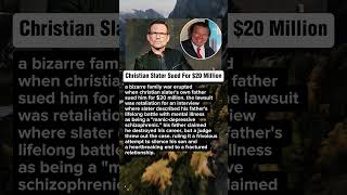 Christian Slater Sued for $20 Million by His Dad.Michael Hawkins #story #news #hollywood