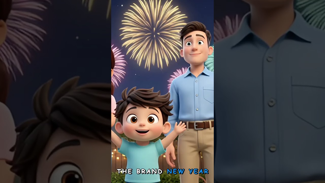 New Year Song for Kids 🎆 | Sing Along | Fumfkin World 