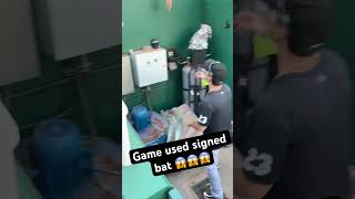 Getting A Game Used Signed Bat At Mlb Game