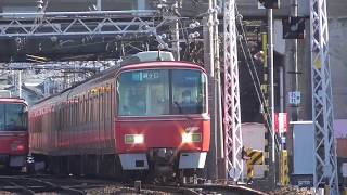 [人身事故の影響…] 名鉄3502F+3512F 913ﾚ急行須ヶ口 西枇杷島駅通過